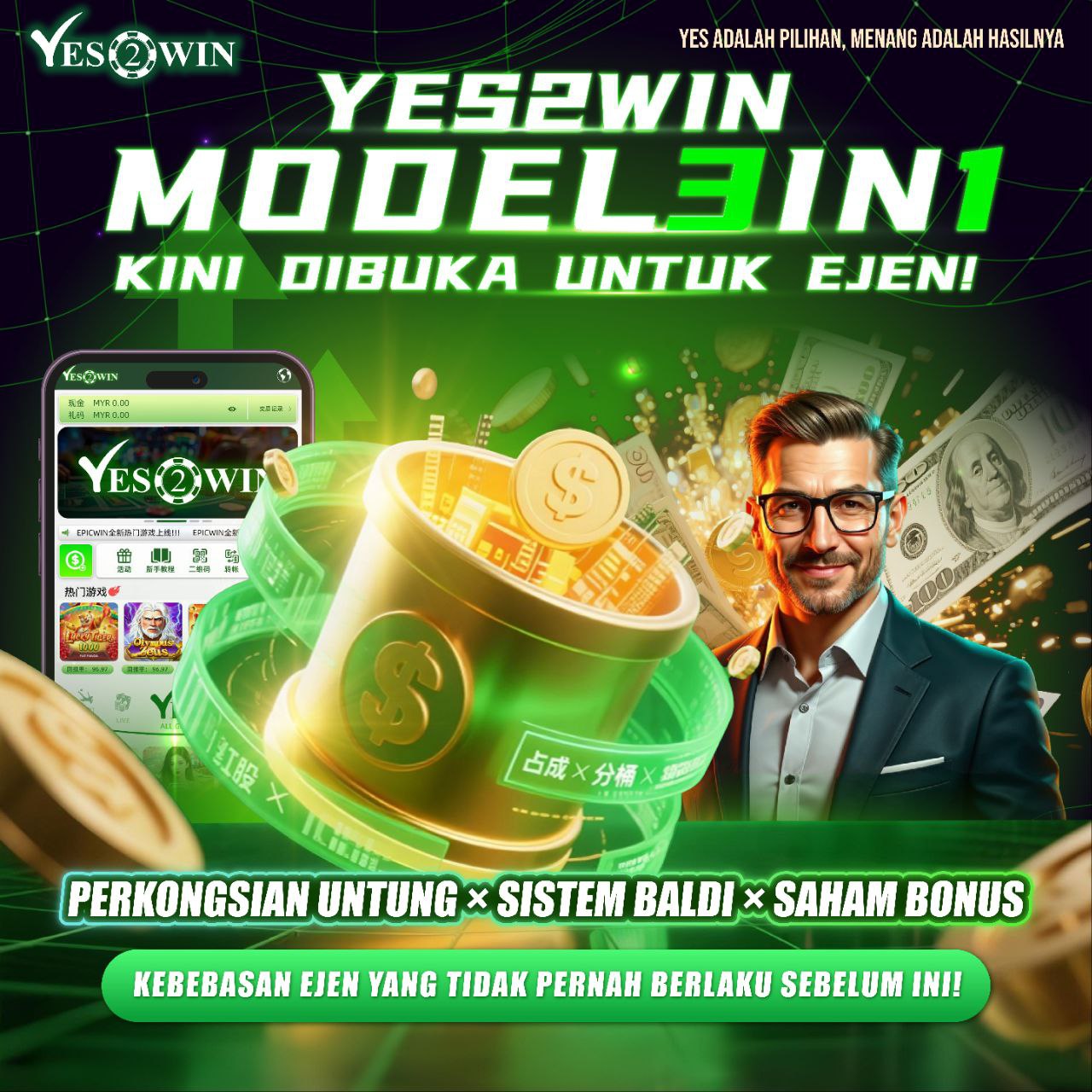 yes2win agent and affiliate video