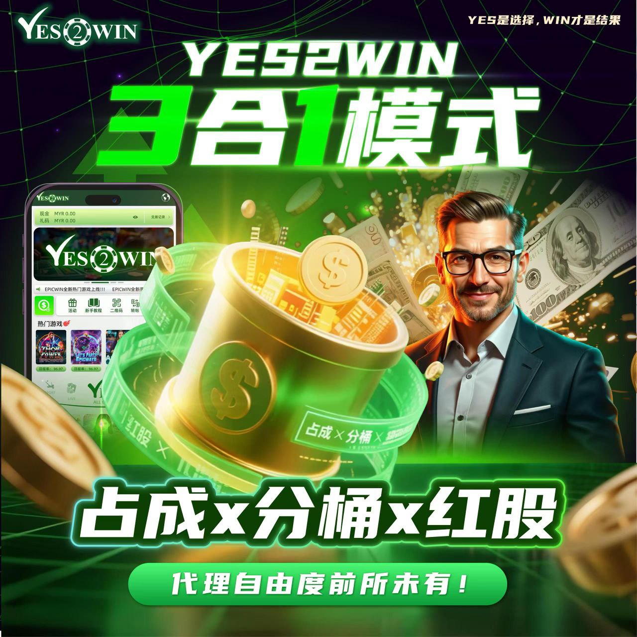 yes2win agent and affiliate video
