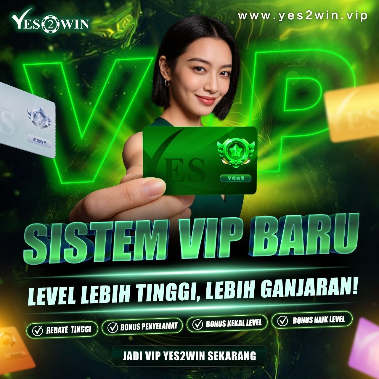 YES2WIN new VIP System